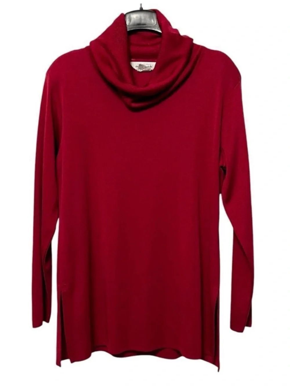 EXCLUSIVELY MISOOK Red Knit Turtleneck L